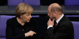 Προβάδισμα 15% για τη Μέρκελ έναντι του Σουλτς στη Γερμανία