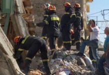 Νεκρή ανασύρθηκε 45χρονη γυναίκα από τα ερείπια στη Μυτιλήνη