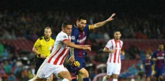 Ισόπαλος 0-0 ο Ολυμπιακός κόντρα στη Μπαρτσελόνα στο Καραϊσκάκη