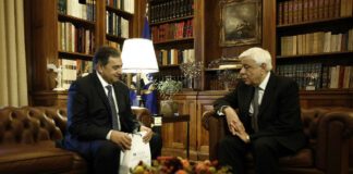 ΕΣΕΕ: Συνάντηση Παυλόπουλου με τον Βασίλη Κορκίδη