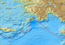 Σεισμός 4,6 Ρίχτερ νότια της Ρόδου Σεισμός 4,6 Ρίχτερ νότια της Ρόδου