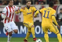 Με 2-0 ηττήθηκε ο Ολυμπιακός από τη Γιουβέντους